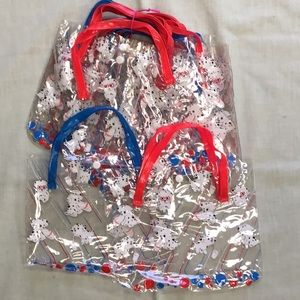 101 Dalmatians gift bags 12 pcs clear plastic